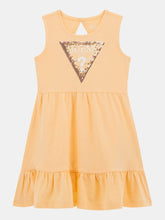 Guess Girls Sleeveless Orange Dress