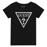 Guess Girls T-Shirt In Black & Silver