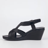 Butterfly Feet Ladies Katia 1 Shoes Black