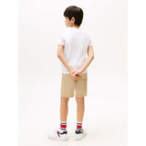 Tommy Hilfiger Unisex Curved Graphic T-Shirt In White