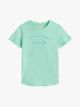 Tommy Hilfiger Girls Tommy Script T-Shirt In Mint