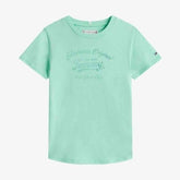 Tommy Hilfiger Girls Tommy Script T-Shirt In Mint
