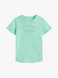 Tommy Hilfiger Girls Tommy Script T-Shirt In Mint