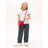 Tommy Hilfiger Girls Sequins Script T-Shirt In White