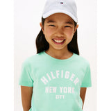 Tommy Hilfiger Girls Graphic T-Shirt In Mint