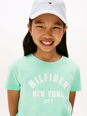 Tommy Hilfiger Girls Graphic T-Shirt In Mint