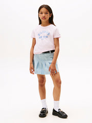 Tommy Hilfiger Girls Graphic T-Shirt In Baby Pink