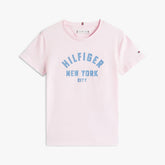 Tommy Hilfiger Girls Graphic T-Shirt In Baby Pink