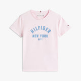 Tommy Hilfiger Girls Graphic T-Shirt In Baby Pink