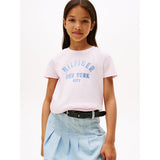 Tommy Hilfiger Girls Graphic T-Shirt In Baby Pink