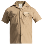 Sniper Boys Adventure Short Sleeve Shirt In Khaki