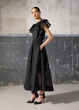 Karl Lagerfeld Ladies Flared Midi Skirt In Black