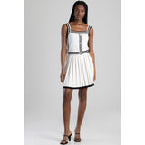 Sissy boy Pleated Knitwear Mini Skirt Black
