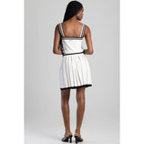 Sissy boy Pleated Knitwear Mini Skirt Black