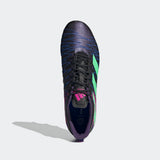 Adidas Unisex Kakari Elite SG Rugby Boots In Core Black / Beam Green / Royal Blue