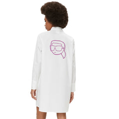 Karl Lagerfeld Ladies Cotton Shirt Dress In White