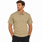 Soviet Mens McQueen Fashion Golfer In Taupe