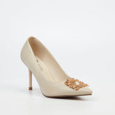 Butterfly Feet Womens Lanelle 1 Heels In Champagne