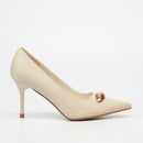 Butterfly Feet Ladies Lanelle 2 Heels In Beige