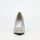 Butterfly Feet Miss Black Ladies Lanelle 3 Heels In Silver
