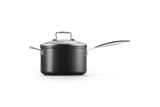 Le Creuset Toughened Non-Stick Saucepan with Glass Lid & Helper Handle
