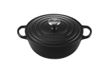 Le Creuset Soup Pot In Black