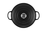 Le Creuset Soup Pot In Black