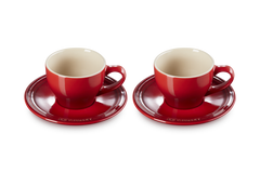 Le Creuset Cup&Saucer Cerise