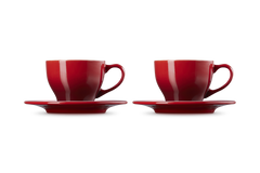 Le Creuset Cup&Saucer Cerise