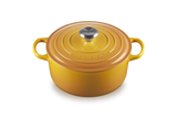 Le Creuset Cast Iron Signature Round Casserole In Nectar