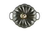 Le Creuset Cast Iron Signature Pumpkin Casserole 24cm In Thyme