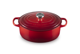 Le Creuset S Oval Casserole 31cm in Cerise