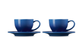 Le Creuset Cup&Saucer Azure Blue
