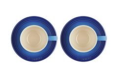 Le Creuset Cup&Saucer Azure Blue