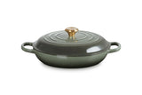 Le Creuset S Shallow Casserole 30Cm In Thyme