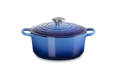 Le Creuset Signature Round Cocotte 22Cm Azure Blue