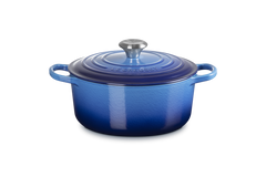Le Creuset Signature Round Cocotte 22Cm Azure Blue