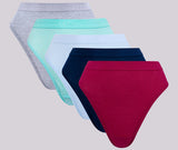 Jockey 5 Pack Tonal French Cuts Panties In Multi