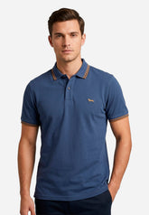 Harmont & Blaine Mens Golfer In Denim Blue