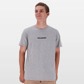 Salomon Mens Logo Short Sleeves T-Shirt In Grey/Melange