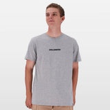 Salomon Mens Logo Short Sleeves T-Shirt In Grey/Melange