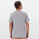 Salomon Mens Logo Short Sleeves T-Shirt In Grey/Melange