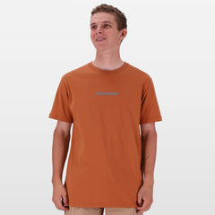 Salomon Mens Logo Ss Tee Sierra