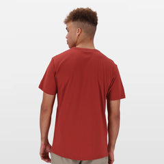 Salomon Logo Ss Tee M Rust