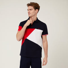 Harmont & Blaine Lrl383021148 Color Block Polo 510 Navy