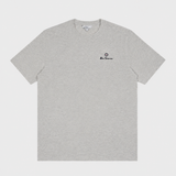 Ben Sherman Entry Target Print Crew Neck T-Shirt In Grey