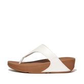 Fitflop Womens Lulu Leather Shoes In White