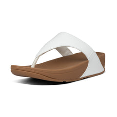 Fitflop Womens Lulu Leather Shoes In White