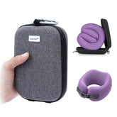 Easynap Travel Neck Pillow With Pouch In Lavender