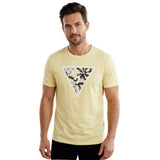 Guess Mens Sky T-Shirt In Light Yellow
